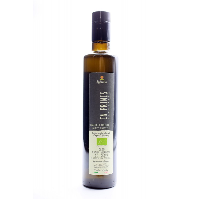 “In Primis” Olio extra vergine BIO RACCOLTO PRECOCE 500 ml (Annata 2024-25)