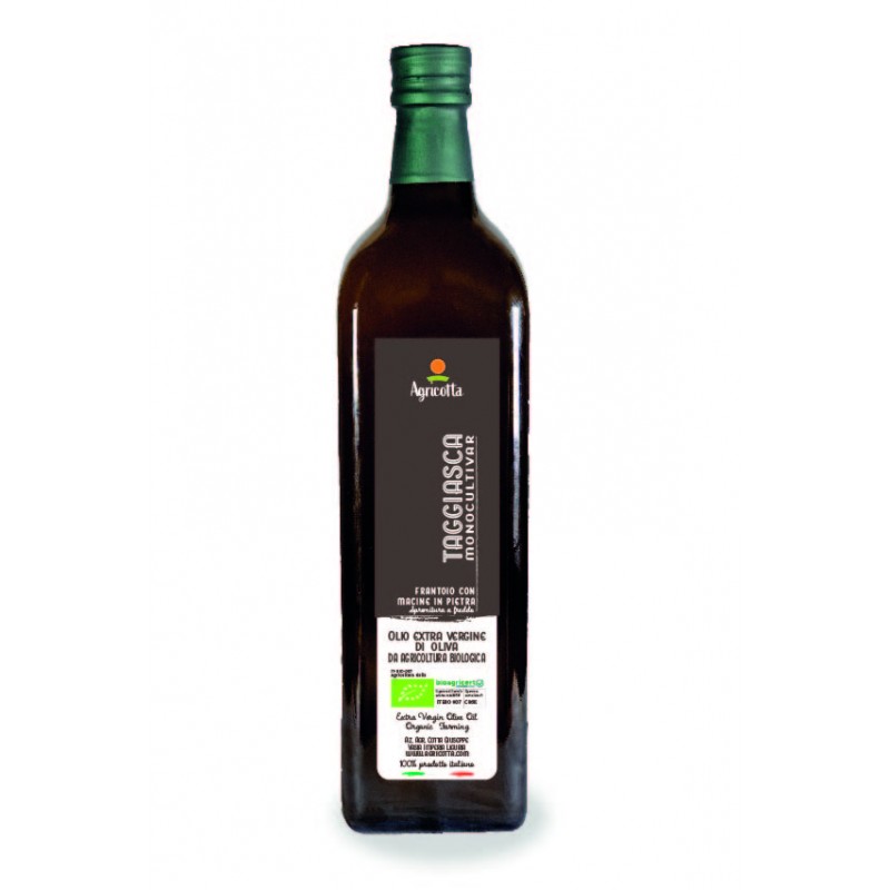 Olio Extra Vergine Biologico  1 L Cultivar Taggiasca (Annata 2023-24)