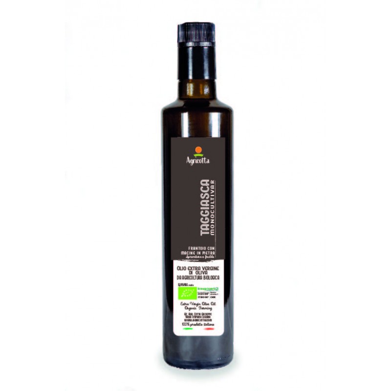 Conf. 6 bottiglie da 500 ml Olio Extra Vergine Biologico Cultivar Taggiasca (Annata 2023/24)
